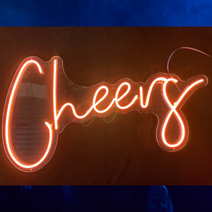 "Cheers" Neon Sign - RGB