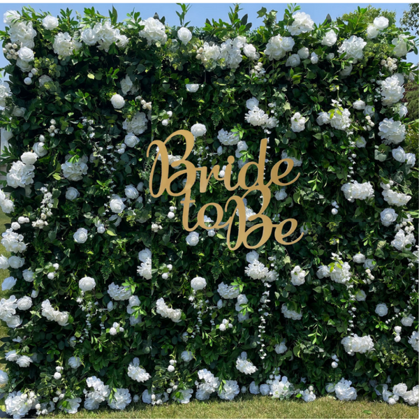 Green-White Flower Wall - DIY Backdrop – M Event Rentals