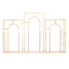 Gold Frame Arches (Set of 3)