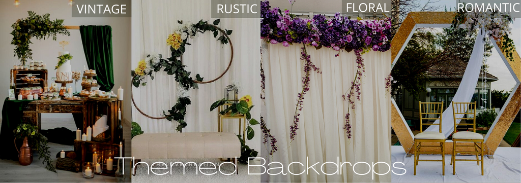 Pre designed backdrops