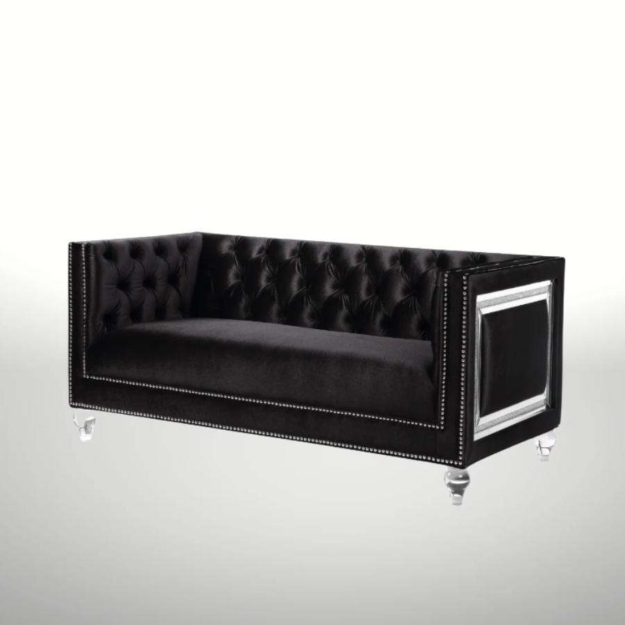 Noir Luxe Loveseat