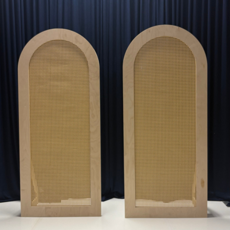 Rattan Arch - Duo – M Event Rentals
