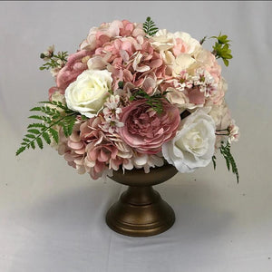 Ivory & Blush Flower Arrangement