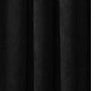 Black Velvet Drape Panel