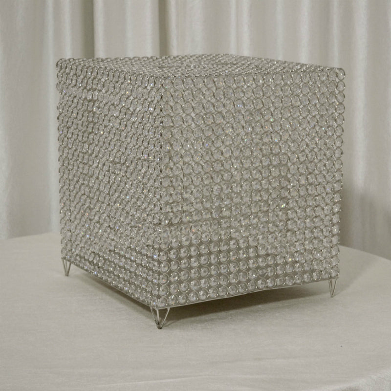 Beaded Cube Card Box for Wedding Reception