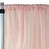 Blush Sheer Voile Drape Panel for Backdrops