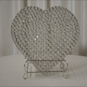 Crystal Heart Card Box for Wedding Reception
