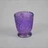 Purple Embossed Votive