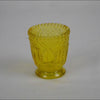 Yellow Embossed Votive