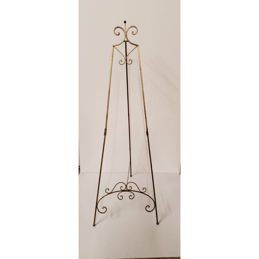 Floor Length Easel - Gold