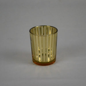 Gold Stripe Votive