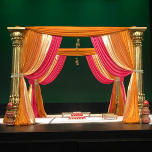 Traditional pillars for Mandap