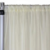 Ivory Sheer Voile Drape Panel for Backdrops