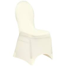 Ivory Spandex Chair Cover