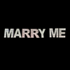 "MARRY ME" Marquee Letters Display - 4' Tall