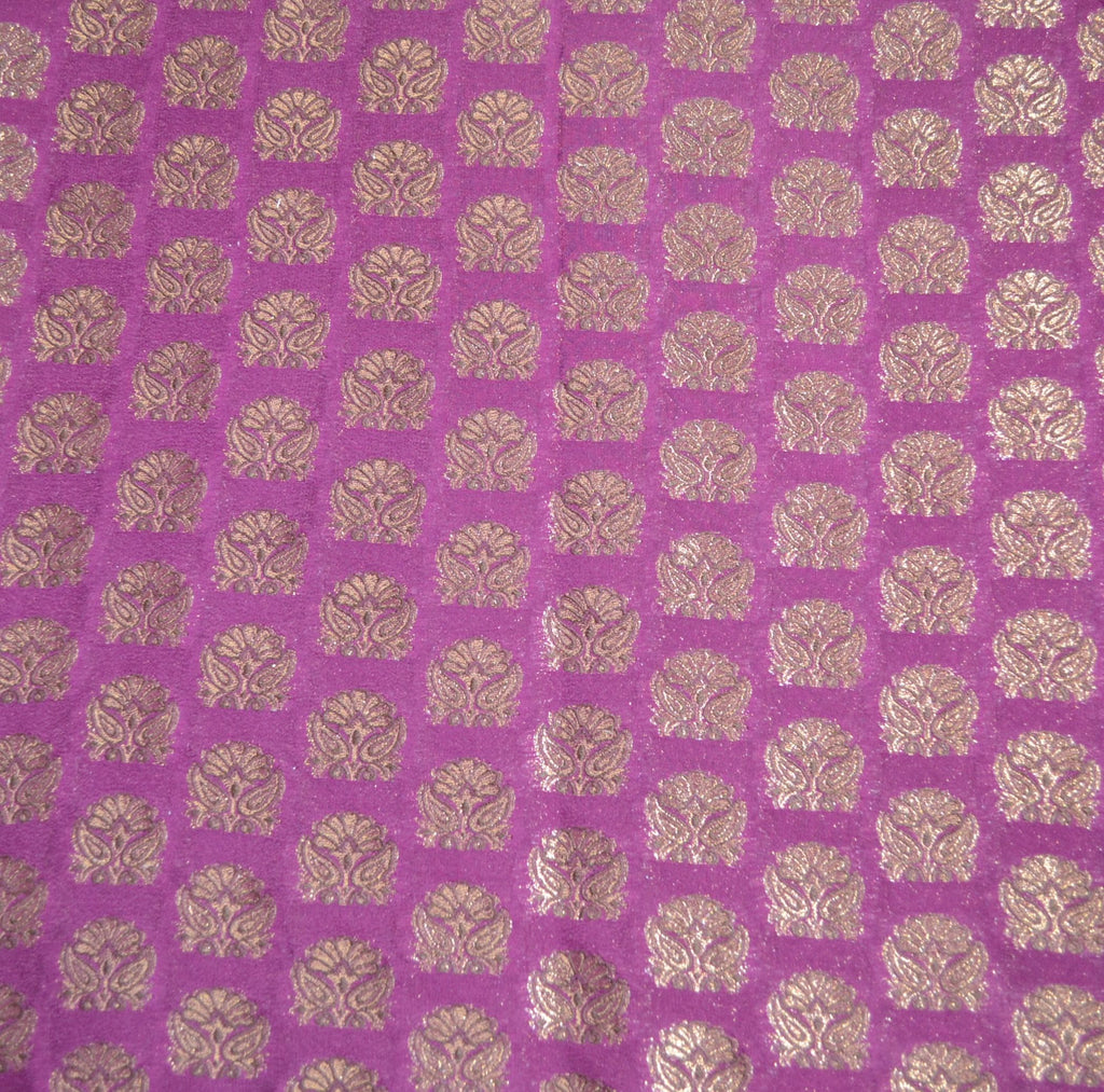 Magenta with gold print drape panel for backdrops