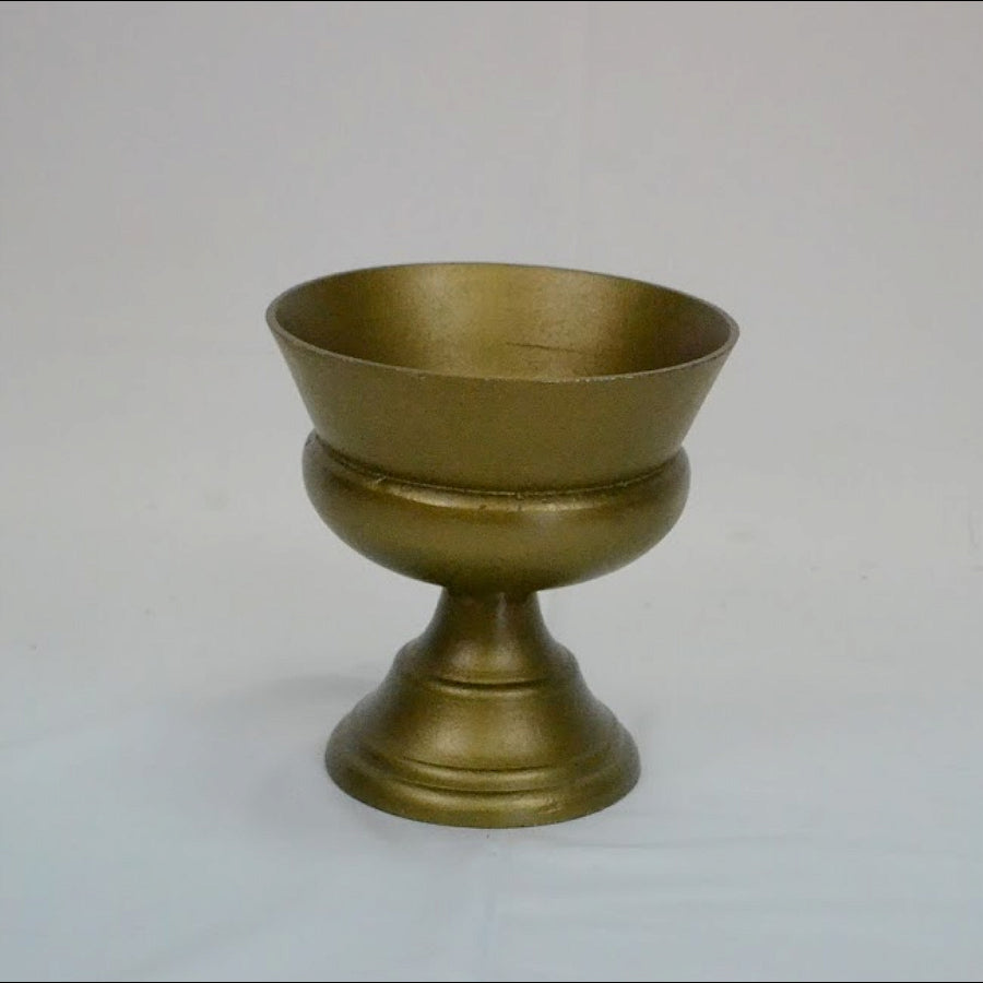Small metal vase Centrepiece