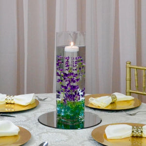 Square Cylinder with floral Centrepiece
