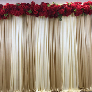 Red flower crown for backdrops