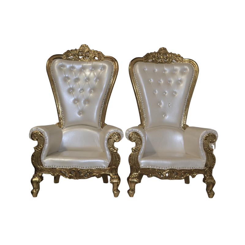 Royal Throne Chairs (Pair)
