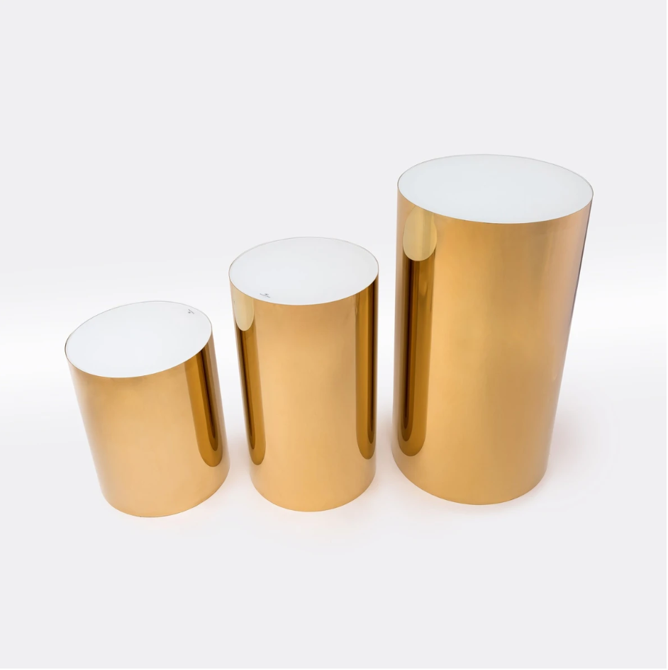 Round Plinths for backdrops