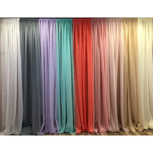 Sheer Voile Drape Panels