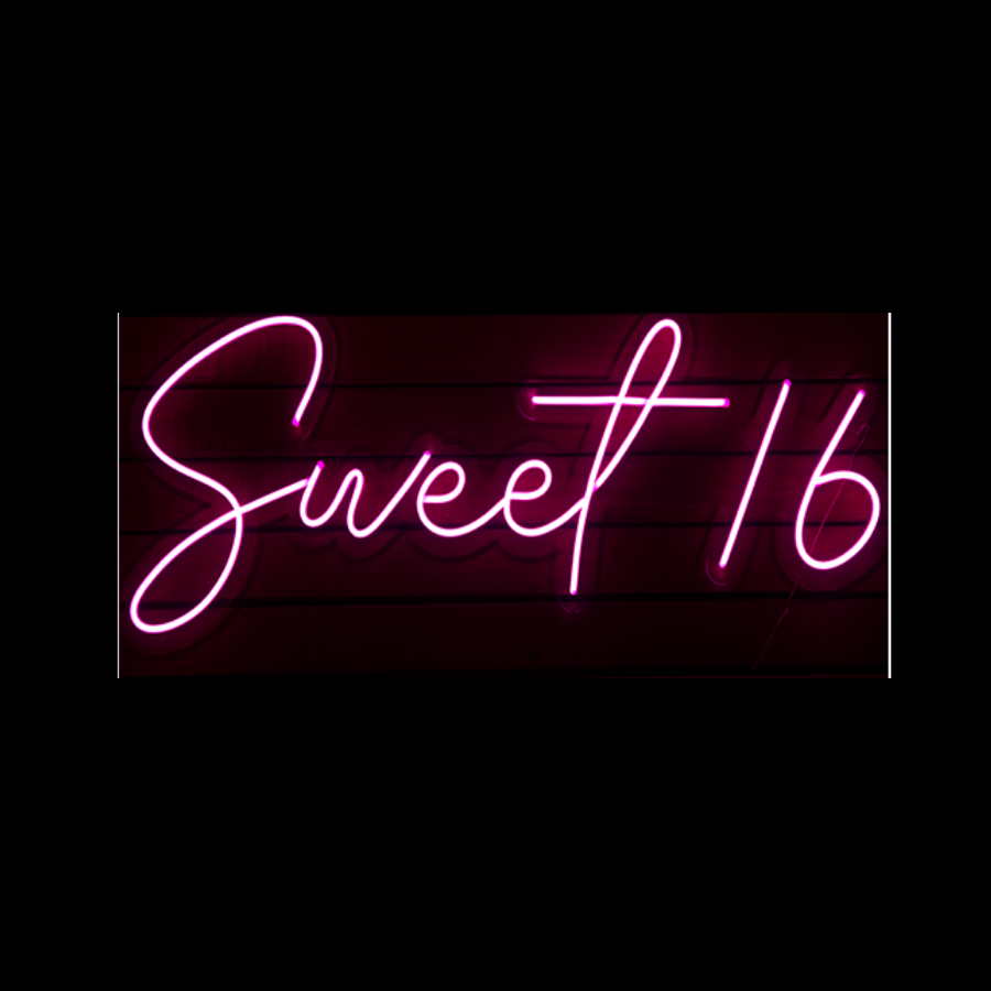 "Sweet 16" Neon Sign - Pink