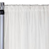 White Sheer Voile Drape Panel for Backdrops